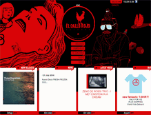 Tablet Screenshot of elgallorojorecords.com